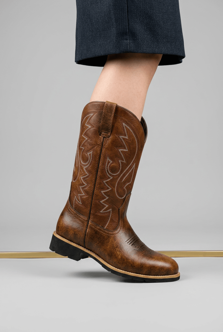 Embroidered Cowboy Boots | Western Stitch Shaft