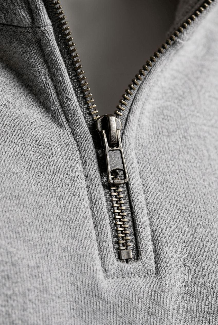 Men's Half Zip Tracksuit Set | Ribbed Cuffs