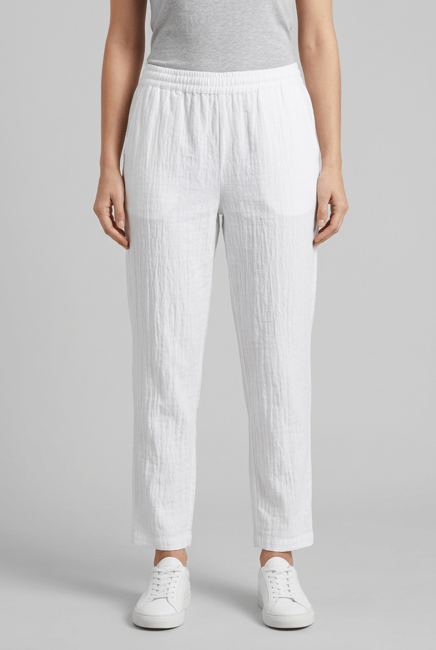 Women's Trousers | Elasticated Waist & Patch Pockets