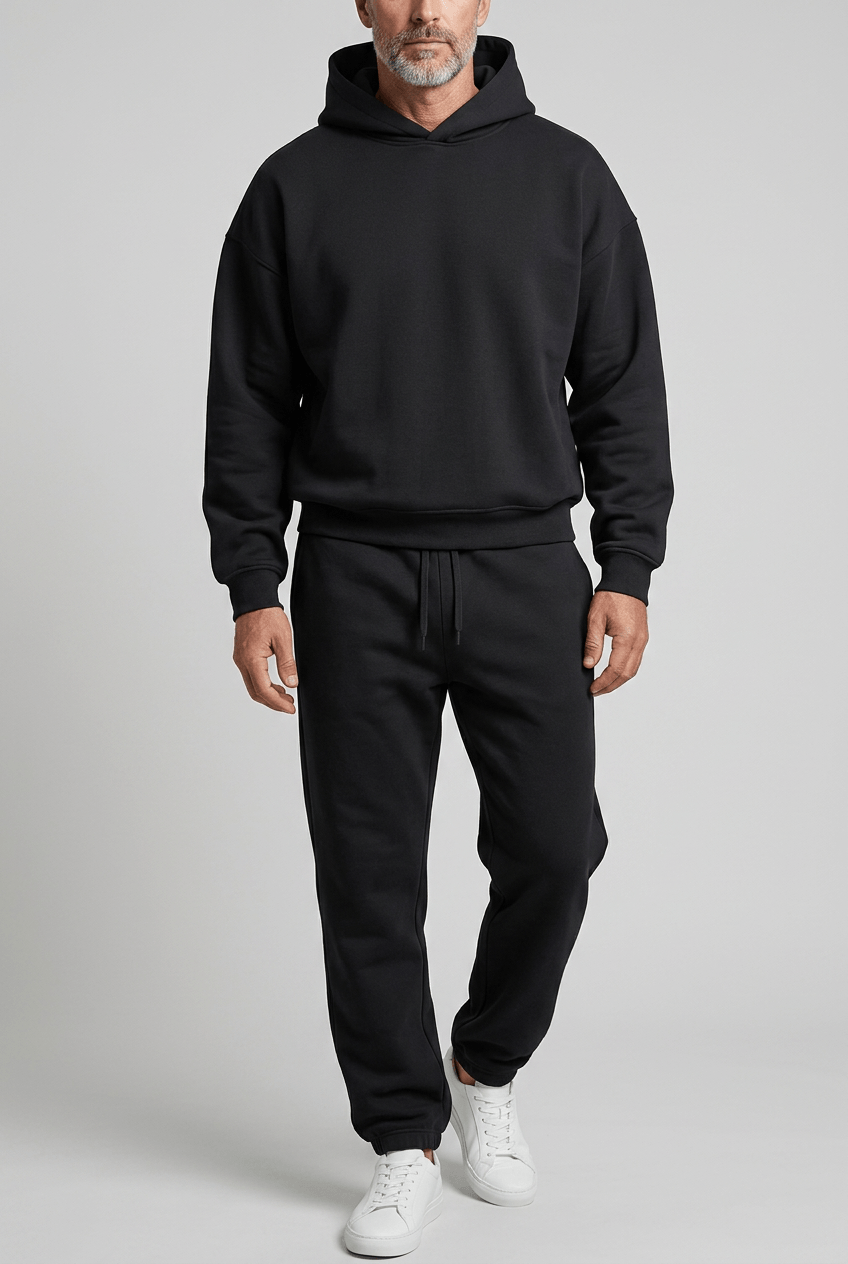 Men's Oversized Tracksuit | Pullover Hoodie