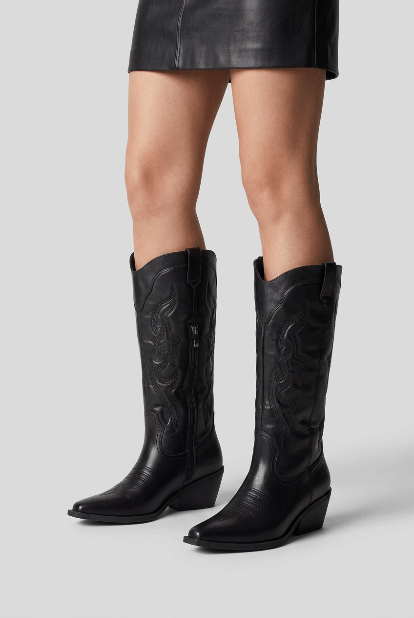 Women's Cowboy Boots | Pointed Toe & Block Heel